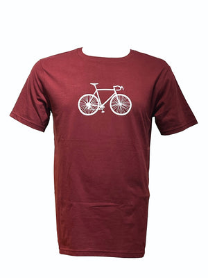 t shirt rennrad T-Shirt Rennrad Bio Baumwolle in den Farben bordeaux, khaki, schwarz und cool gray